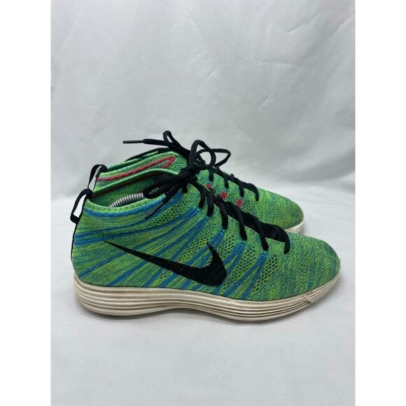 Nike Mens Lunar Flyknit Chukka 554969-407 Multicolor Sneaker Shoes Size 10 - Picture 4 of 11